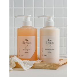 [Hair SET] Month & Days Perfume Care De Breeze Hair Package Clean Soap Fragrance (Shampoo 500ml + Conditioner 500ml) / [헤어SET] 먼스앤데이즈 퍼퓸케어 디 브리즈 헤어패키지 클린솝향 (샴푸 500ml + 컨디셔너 500ml)