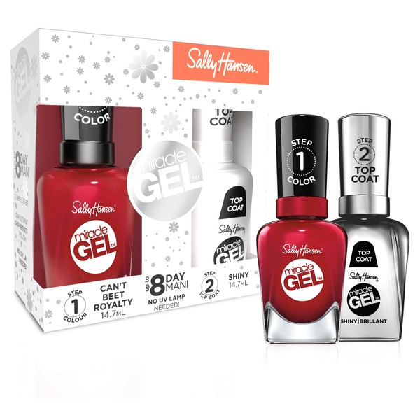 Sally Hansen Miracle Gel Duo Pack - Can't Beet Royalty