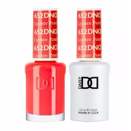 DND Duo Gel & Lacquer Lychee Peachy #652