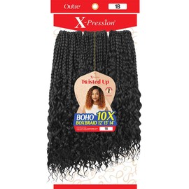 Outre X-Pression Twisted Up - Boho Box Braid 12" 13" 14" 10X (CT/27)