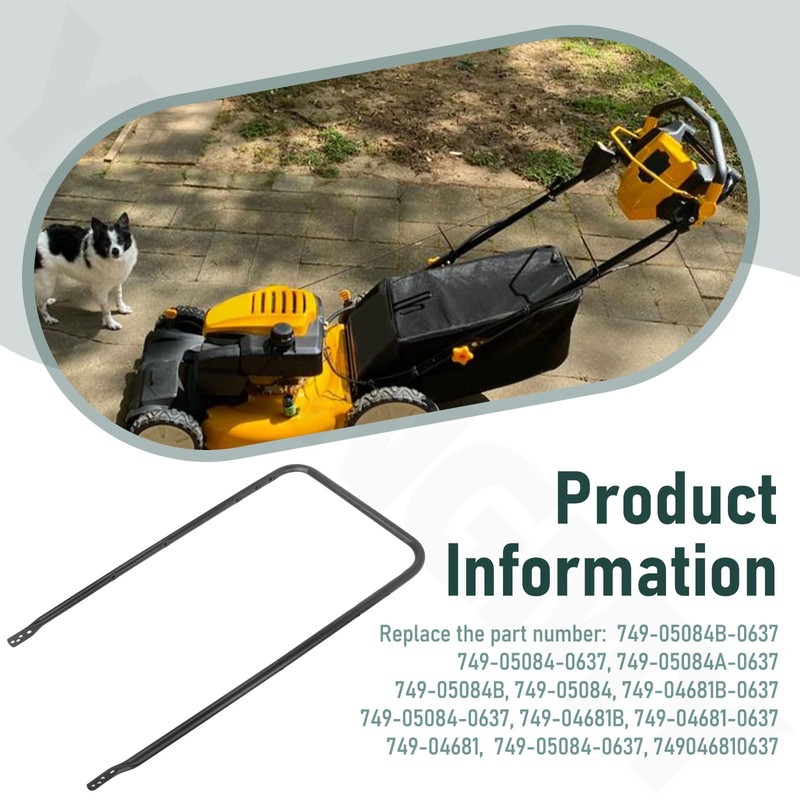 749-05084B-0637 Black Upper Handle Compatible with Cub C-adet SC500 SC300