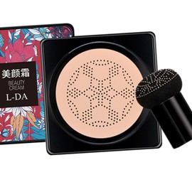 Perfeclan Air Cushion BB Cream Liquid Foundation Gleichmäßiger für reife Haut Feuchtigkeitsspendendes Concealer Foundation Make-up, Natürliche Farbe