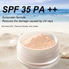 Meilury Sunscreen Mineral Powder Foundation, SPF 35, Talc-Free, Loose Powder