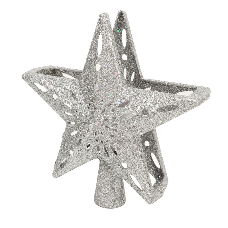 Christmas Tree Topper Lighted with Projector Christmas Star Tree Topper