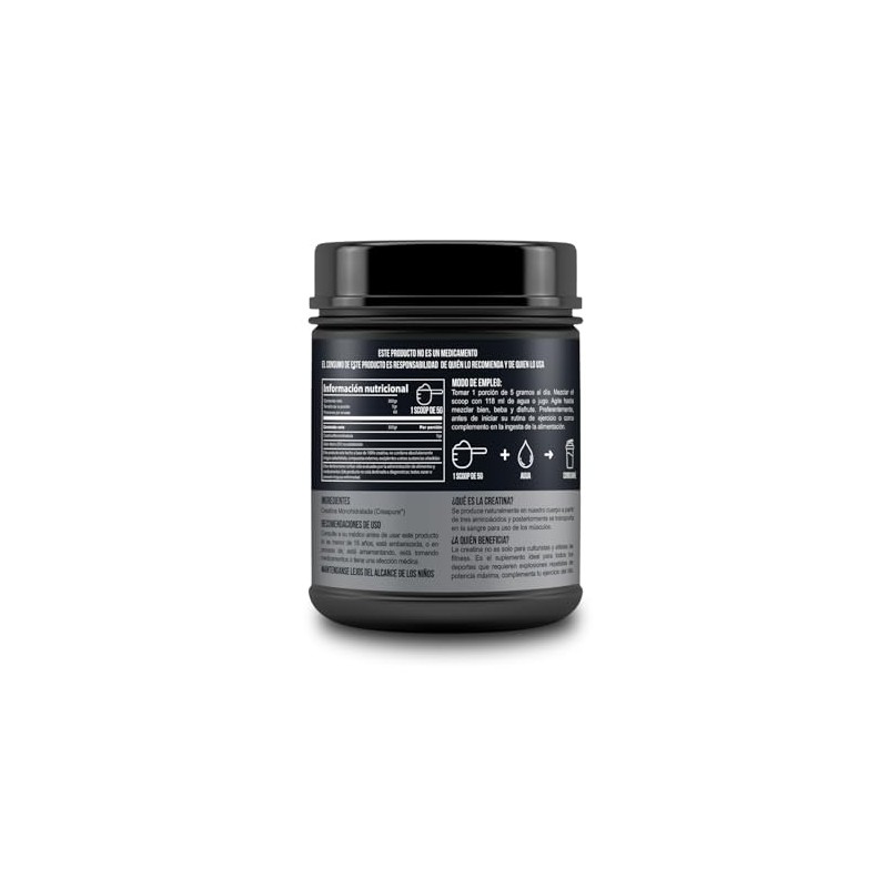 Holix Lab Creatina Monohidratada 300gr 60 Serv. Creapure Sabor Natural