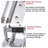 Ranbo 4 Inch Double Action Spring Hinges 304 Stainless Steel