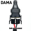 DAMA H11 H8 Bulb Socket Adapter Wire Harness Extension Connector