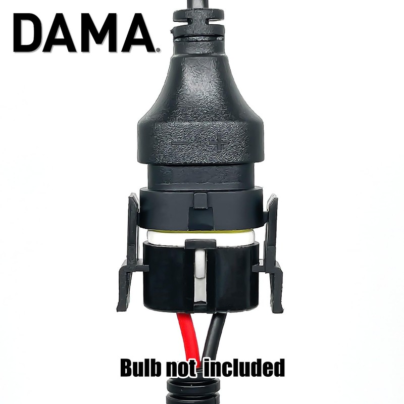 DAMA H11 H8 Bulb Socket Adapter Wire Harness Extension Connector