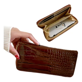 Dolores Cartera Para Mujer Cremallera Con Tarjetero Y Porta Celular