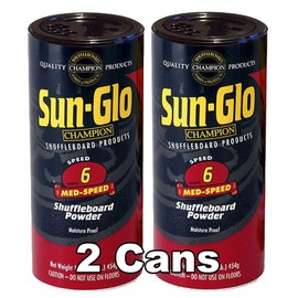 Sun-Glo #6 Shuffleboard Powder Wax (16 oz.)(Pack of 2)