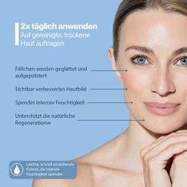 Hyaluron Serum 100ml hochdosiert - Hyaluronsäure Serum Gesichtsserum – Anti Wrinkle, Anti Aging Hyaluronic Acid super Serum, Gesichtspflege Männer und Frauen, Hyaluronic Booster