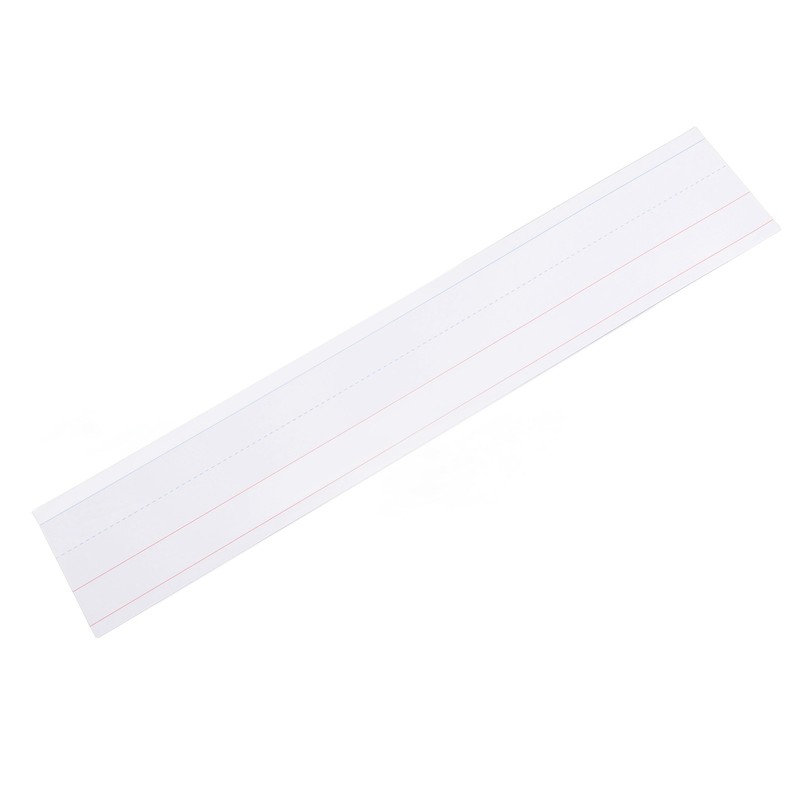 50pcs Dry Erase Sentence Strips Reusable White Lined Writing Sentence