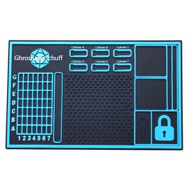 Rubber Work Mat for Lock Picking, Pinning Mat for Lock Picking Tools or Lock Smith Kits, Lockpicking Set Beginner, Lock Pinning Mat, Lock Rekeying Kit, Worktable Mat