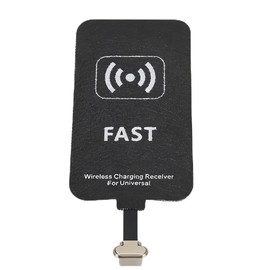 Receptor de Cargador Inalámbrico Qi USB C 10W Receptor de Carga Rápida, Receptor Inalámbrico Tipo C para Teléfonos Móviles Android Tipo C             