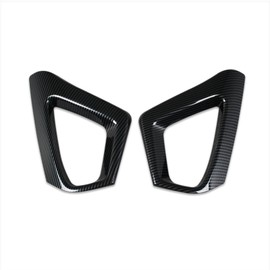 RUIQ Subaru New Crosstrek Cross-Trek GU Series Exclusive Exterior Rear Fog Lamp Garnish Bezel Cover Carbon Fiber Black Specialized Design for Subaru Crosstrek