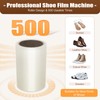 Shoe Film Machine,Automatic Shoe Cover Dispenser Disposable,Portable Shoes Boot Cover