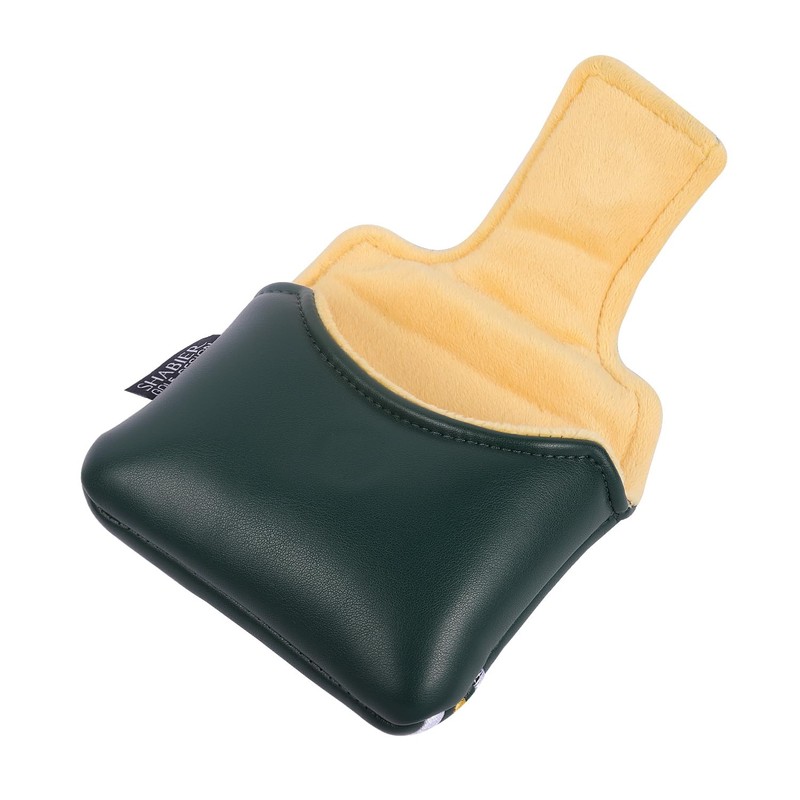 SHABIER Dark Green Golf Large Mallet Headcover with NO.12 Design