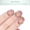 Uniclife 100 Pack 15mm Mini Split Jump Ring with Double