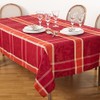 SARO LIFESTYLE Plaid Design Autumn Fall Season Tablecloth, 70" x