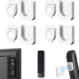 Delsen 4 Stück Verbesserter Starker Magnethalterung Fernbedienungshalter, Fernbedienung Halterung, Fernbedienungshalter Wand, Universal-Fernbedienungshalter für Zuhause, Büro, Schule