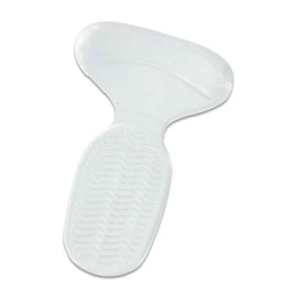 SUCCESS CONTIGO Protector para Talón Tipo Plantilla - Sistema Autoadhesivo - Silicona de alto Grado - (3 pares) - Transparente - Talla Unica