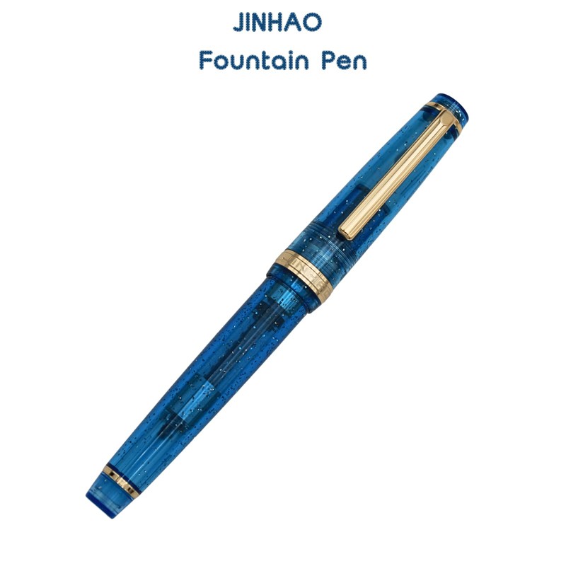 Jinhao 82 Fountain Pen - Acrylic Material Pen Barrel, Iridium