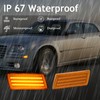 litzland LED Side Marker Lights Compatible With 2005-2014 Chrysler 300/300C