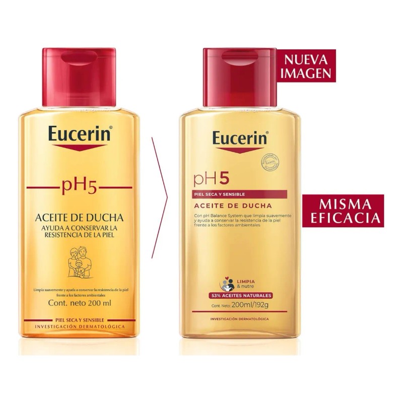 Eucerin Ph5 Aceite De Limpieza Facial Piel Seca/sensible Sensible Día/noche