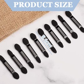 Lidschatten Pinsel, 10 Pcs Sponge Eyeshadow Brush, Lidschatten Pinsel Schwarz, Einweg Lidschatten Applikator Lidschattenpinsel