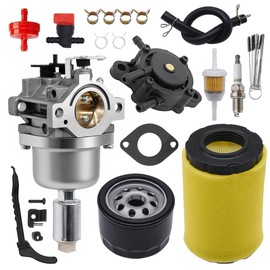 Cylinman 13WM77KS011 42" Carburetor Fit for Troy Bilt Pony MTD 13WN77BS011 13AN77KS211 13AN77TG766 13AJ609G766 13AN77BS011 15.5HP 17.5HP 500cc Engine with Air Oil Filter 42 in Riding Mower Tractor