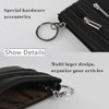 HXT-OAK Wallet Credit Card Wallet Business Card Wallet Leather Keyring,