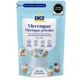 ENCO Meringue Powder 8.8 oz: Perfect for Royal Icing, Meringue Cookies, American Buttercream & more - Vanilla Flavor