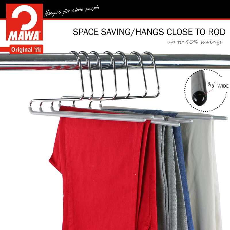 Mawa by Reston Lloyd Reverse Hook Trouser Series Non-Slip Space-Saving