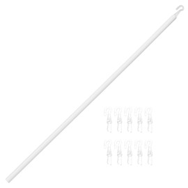 Zerodeko 1 Set of Blind Pull Rod with Hooks Plastic Blind Opener Rotating Wand Blind Tilt Rod Replacement Home Accessory for Window Curtain Blind