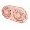 Double Fan USB Charging Fast Heat Dissipation 360° Rotation Double