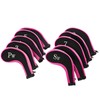 10pcs Neoprene Golf Club Iron Head Covers Putter Set Protector