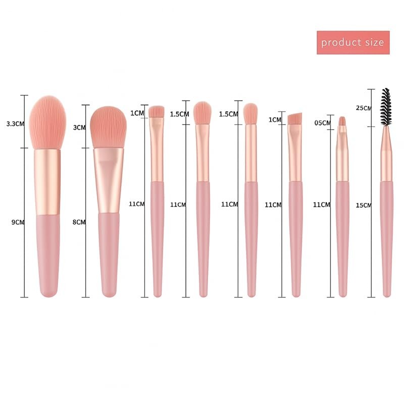 [ナカノヤ] NAKANOYA メイクブラシセット 1式 化粧 メイクアップ コスメ フェイス ブラシ 筆