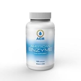 AEM American Enzyme - Premium Multi-Enzyme Supplement - Organic Herbs for Digestion - Enzyme, Herbs, Fermented plant extract and Vitamin B complex - Specification: 30 Capsules