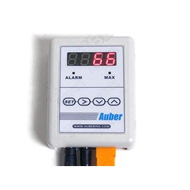 Auber Instruments Thermometer for Stove Pipe,Chimney,Outdoor Wood Boiler (Sensor with Bracket for Double Wall (TC-K-BR))
