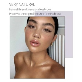 Black Brown Eyebrow Shaping Soap Long Lasting Eye Brow Styling Gel Wax with Brus