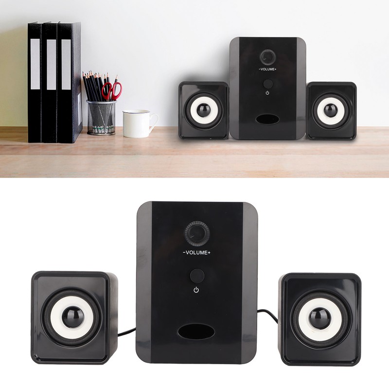 USB Powered Desktop Speakers Computer Speakers with Subwoofer for PC