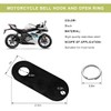 MUQIDA Motorcycle Bell Hanger, Motor Riding Luck Bell Hanger with
