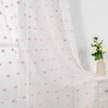MYSKY HOME Curtains with Eyelets Living Room Curtain Transparent Decoration