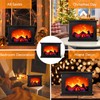 Fireplace Lanterns Decorative,Small Fake Fireplace,Flame Effect LED Fire Lamp,Battery Operated
