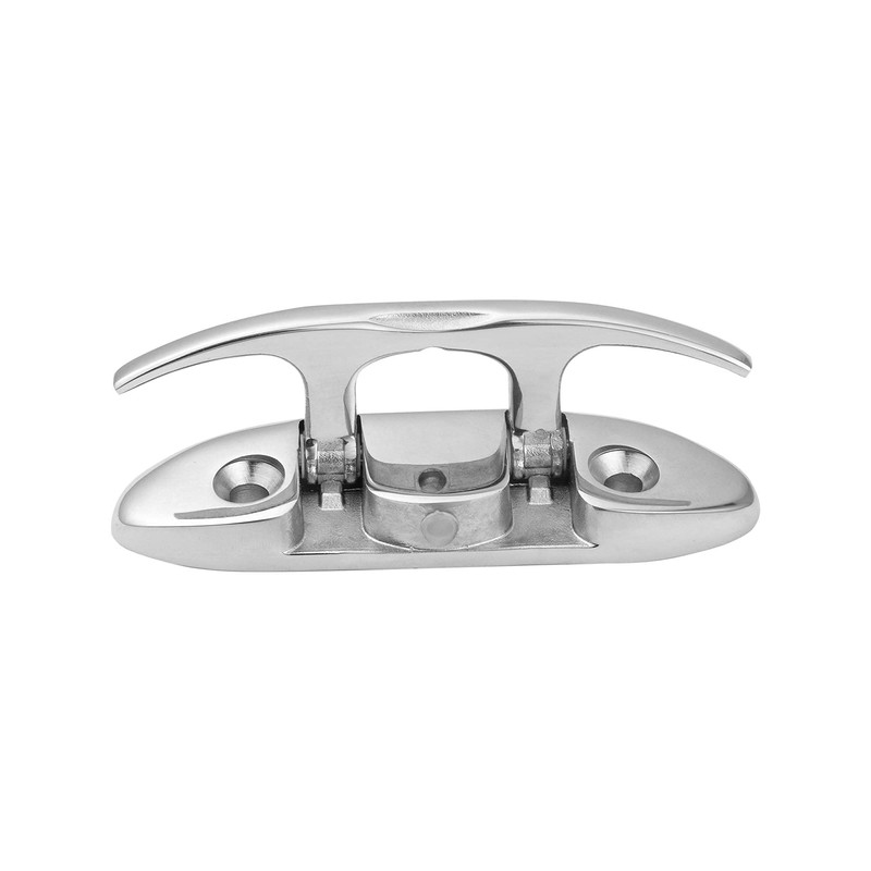 YUSOVE Boat Folding Cleat 4-1/2" 316 Stainless Steel Marine Flip