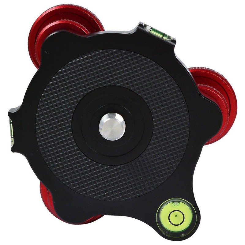 MiniGlypture LP-64 Precision Leveling Base Tripod Head Plate with 3/8