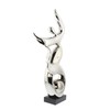 Deco 79 Ceramic People Decorative Sculpture Dancing Home Decor Statue,