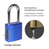 Diyife Padlock, [True Anti-Rust] [Solid Aluminium] 44 mm Long Shackle