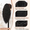 BARSDAR Comb Clip Ponytail Extension with Drawstring, 56 cm Curly