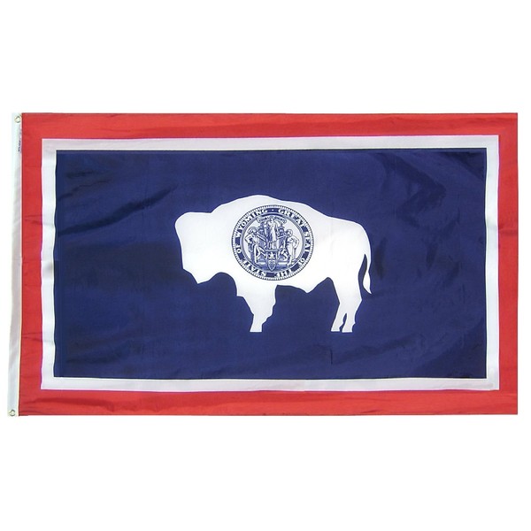 Wyoming State Flag Flag Nylon 5 ft. x 8 ft.